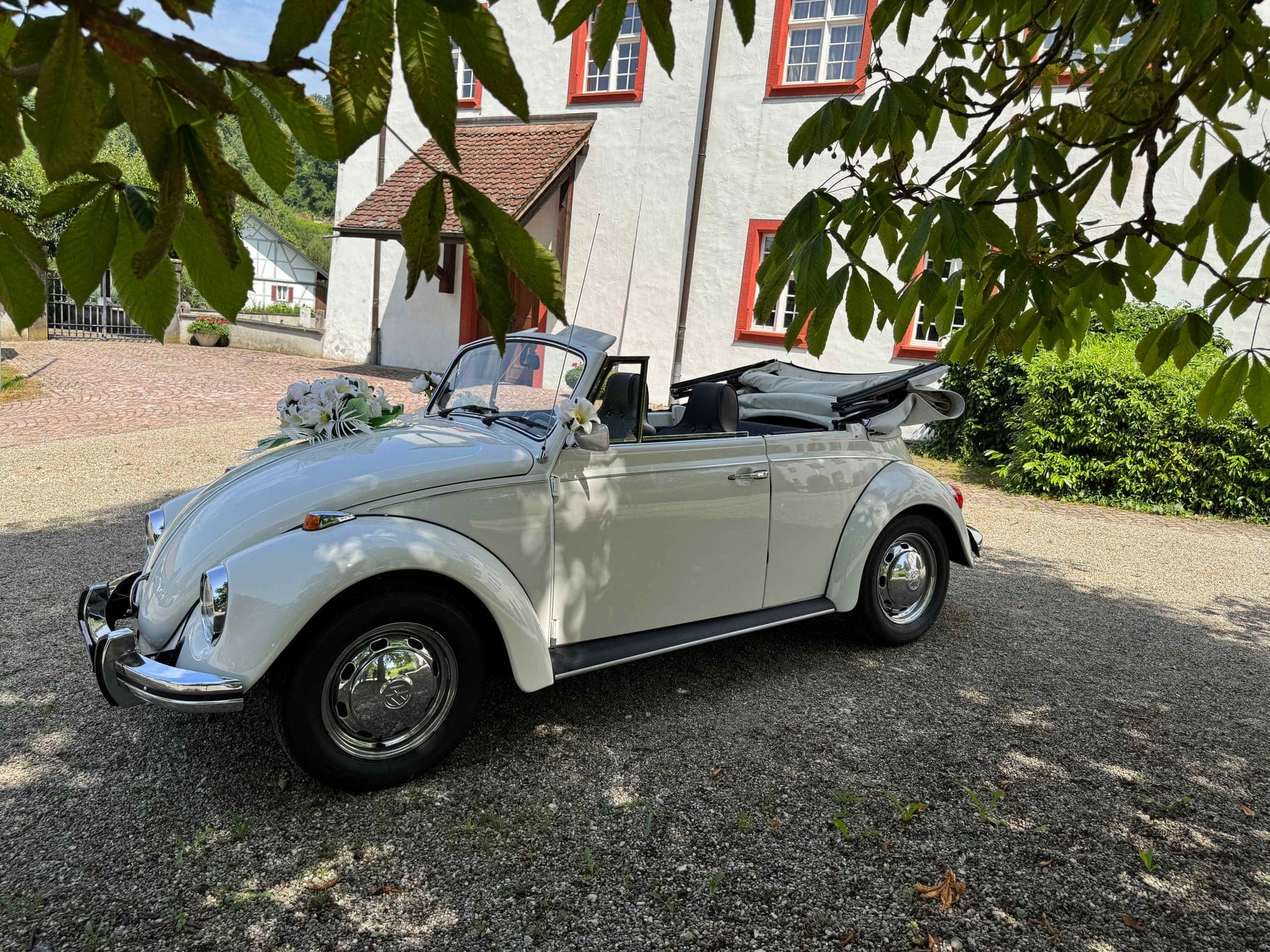 Auto Zürich: VW Käfer Cabrio für eure Hochzeit