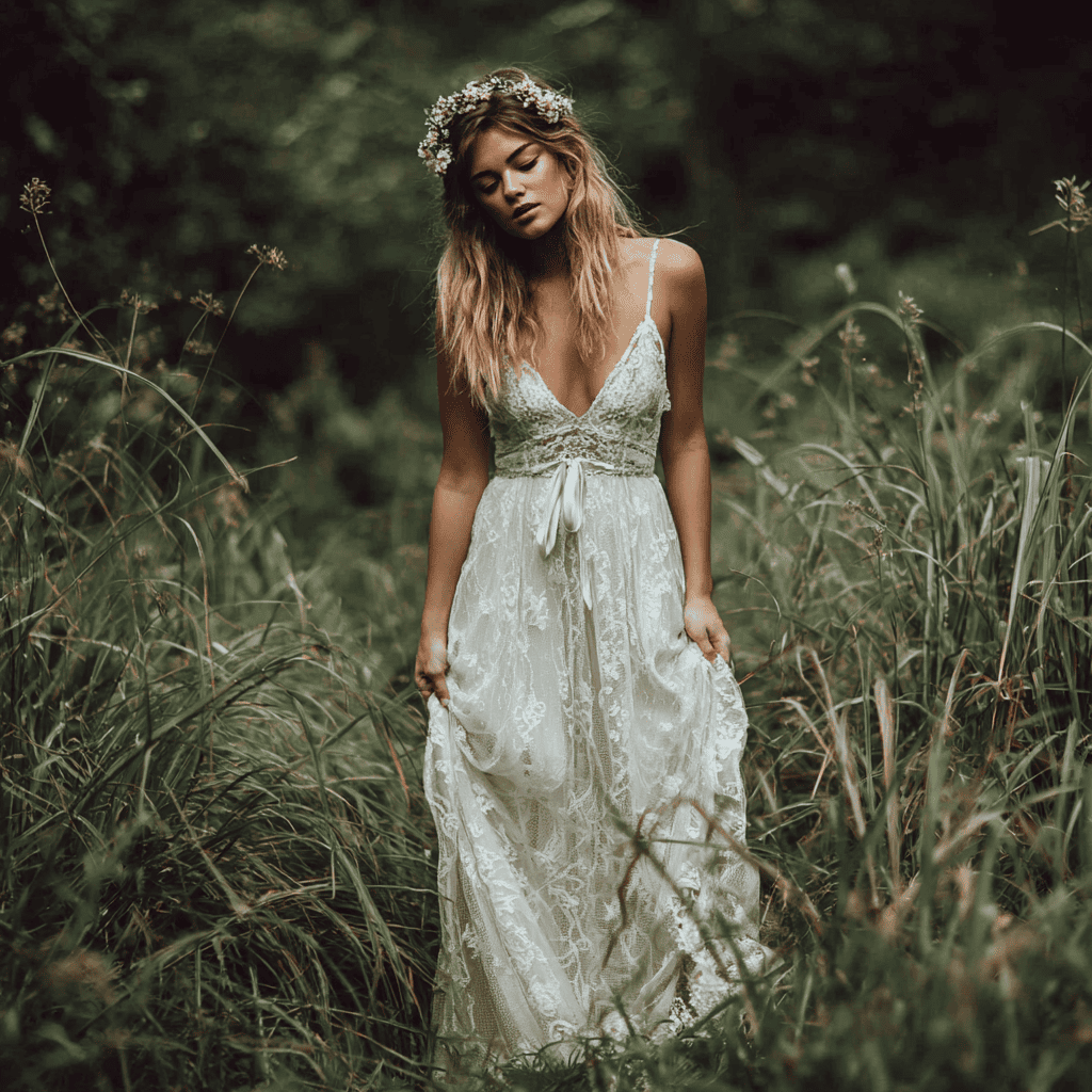 Brautkleid Bern Boho Chic Brautkleid